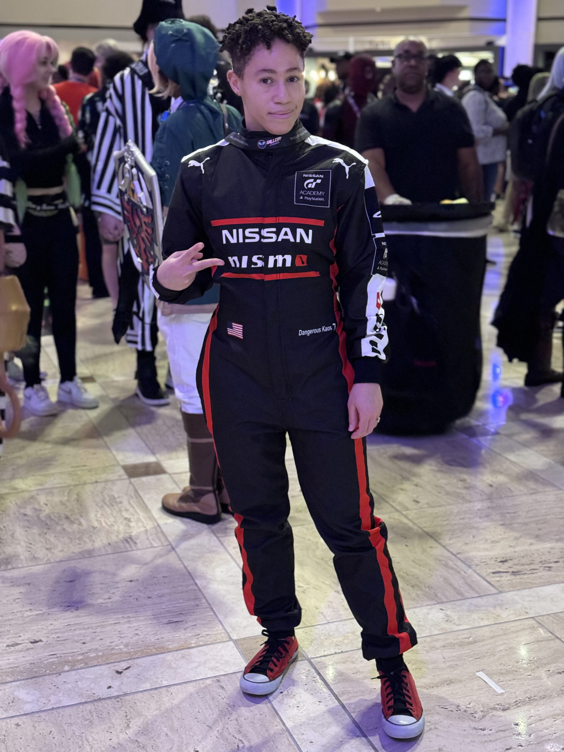 Gran Turismo cosplay at con