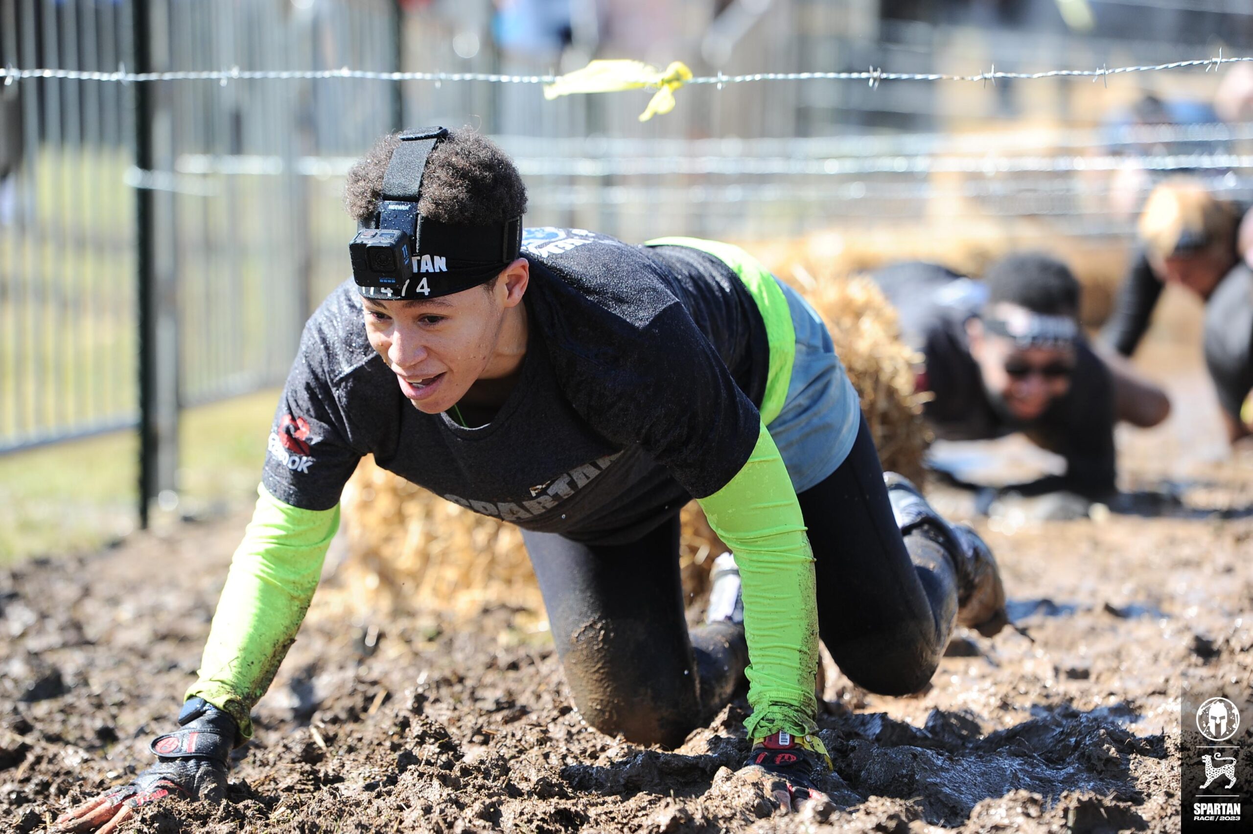 Spartan Race fire jump